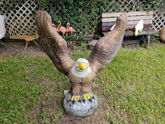 Large Concrete Eagle Statue