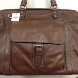 Authentic Fossil Estate Framed Duffle Bag