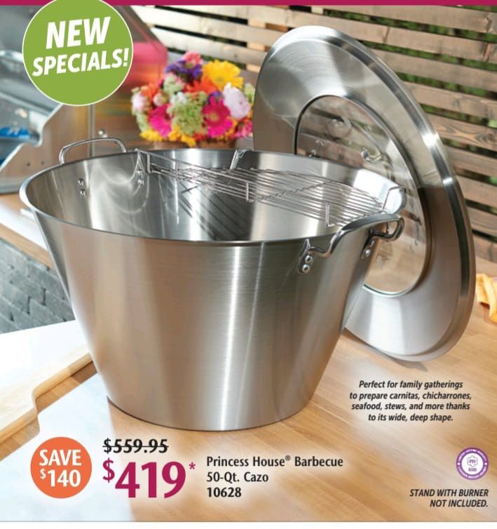 Cazo De 50 Qt Princess House