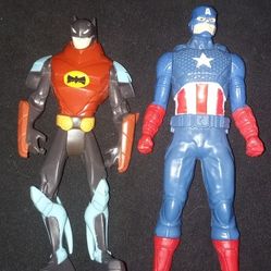 The Batman Negative Threat Batman Extreme Power& Captain America