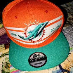 Miami Dolphins New Era 9Fifty Snapback NFL 100 Yrs Vintage Collection 