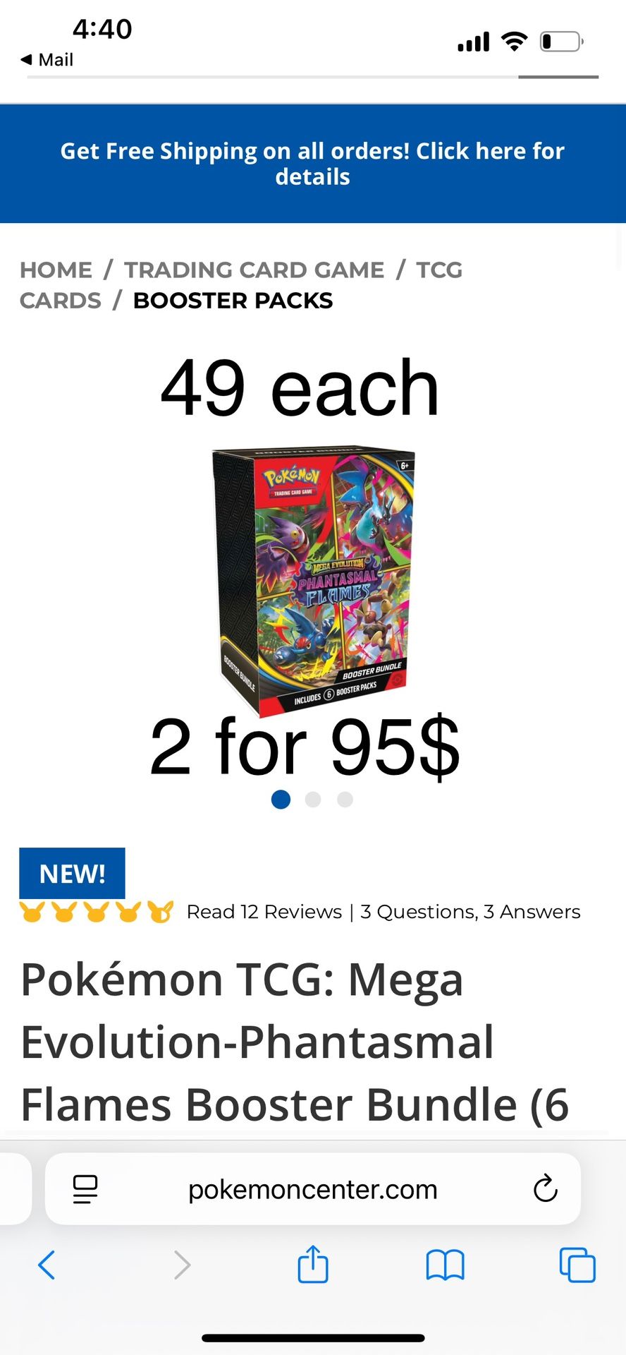 Phantasmal Flames Booster Bundle 