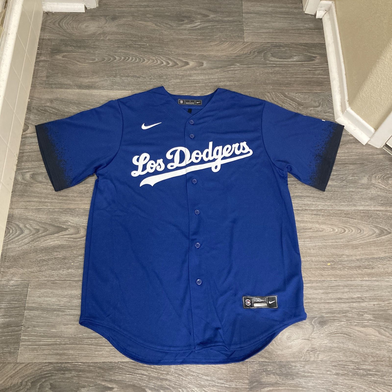Nike MLB Los Angeles Dodgers City Connect Jersey Trevor Bauer #27 Size L NWOT