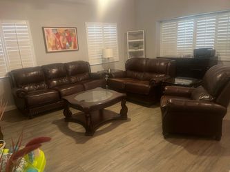 Sofas recliner two end tables and table