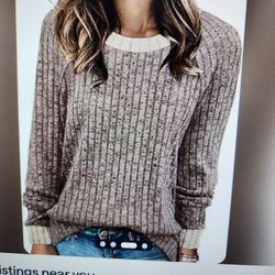 Long Sleeve Shirt For Women's Lightweight Sweater