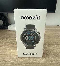 Amazfit - Balance 2 XT Smartwatch 47mm Silicone - Gray / Black - New