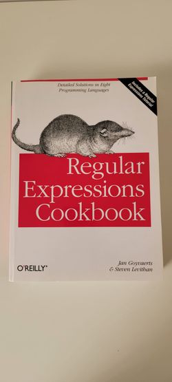 Regular Expressions Cookbook Book