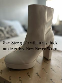 Ankle boots size 9 1/2