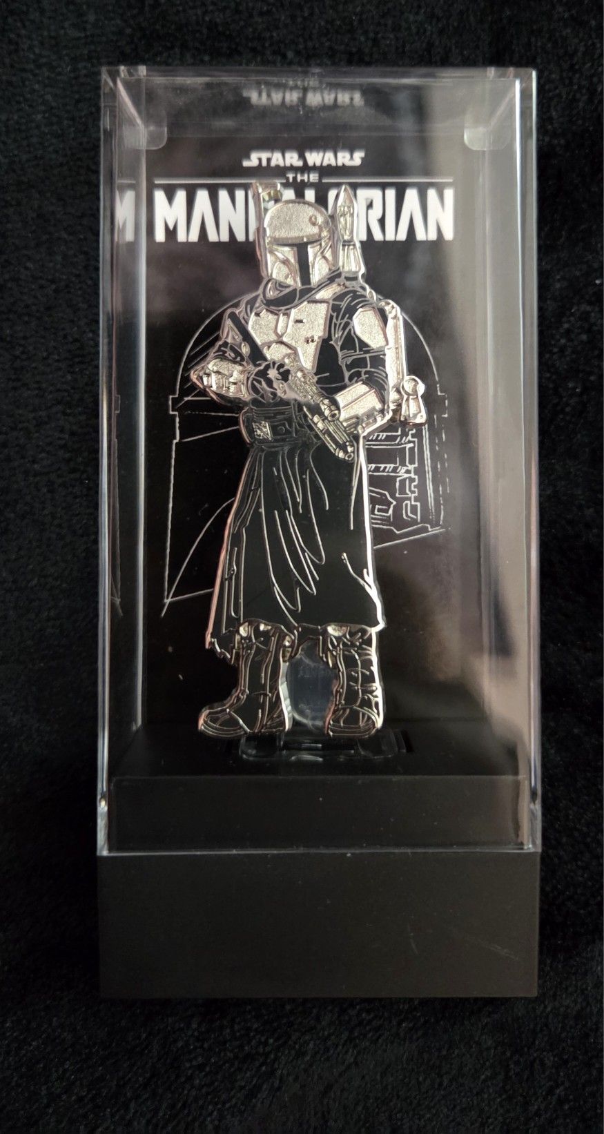 FiGPiN Boba Fett #737 Silver Limited Edition 2000 The Mandalorian
