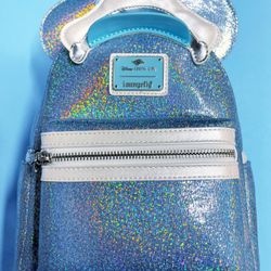 Disney Cruise Line Silver (25th) Anniversary Loungefly Mini Backpack