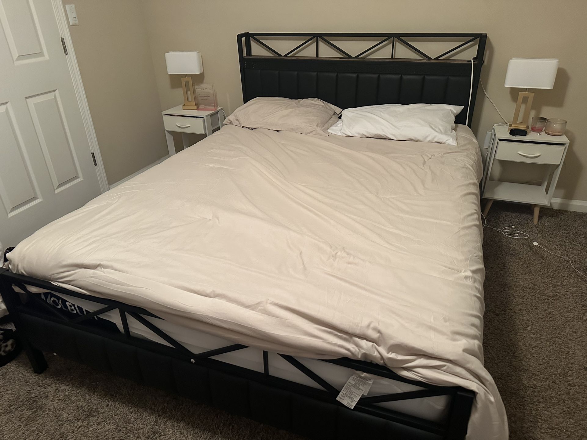 Queen bed frame