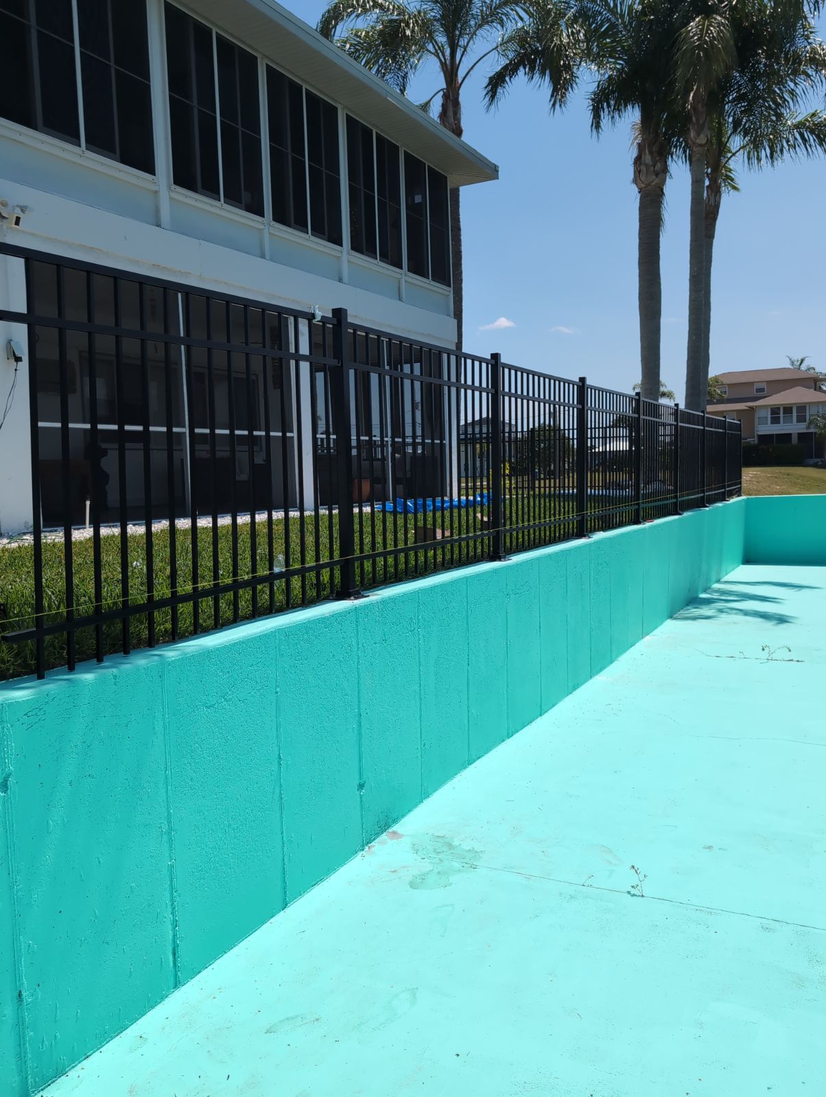 New Aluminum Fence