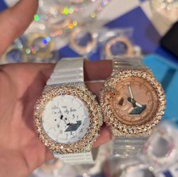 Luxury GShock Diamond Bezel