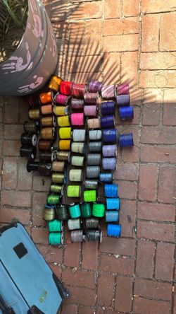 70 rolls  Lanyards All for $100 art/bracelet/ keychains/hobby