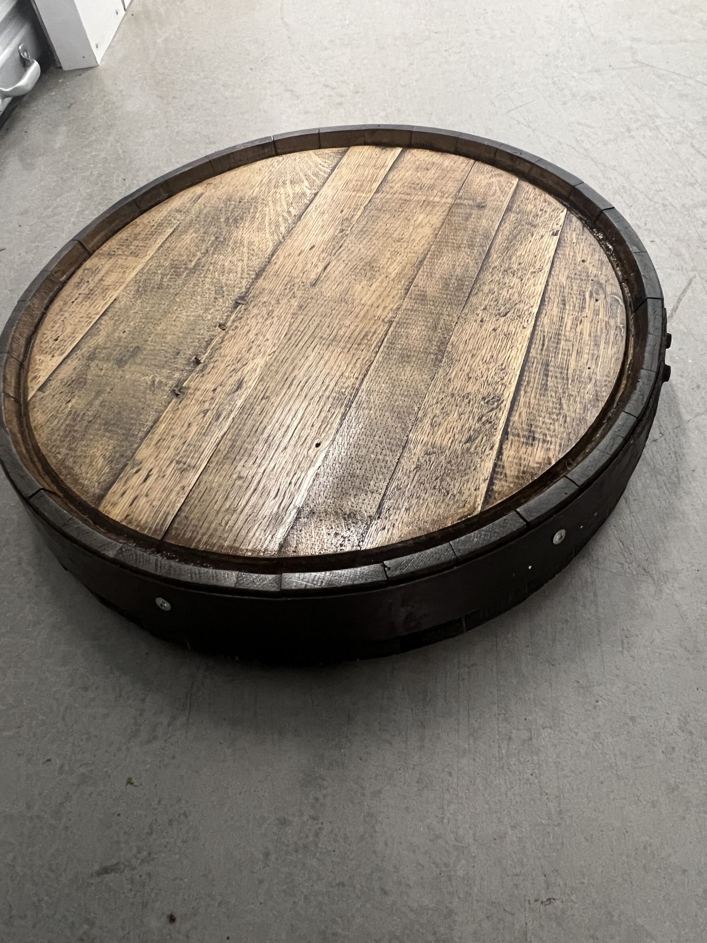 Bourbon Barrel Lazy Susan