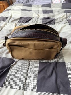 Filson Rugged Twill Dopp Kit Tan Made In USA