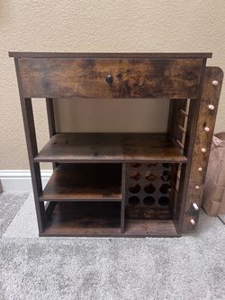 Craft table and storage