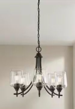 Rustic Bronze Chandelier - NEW