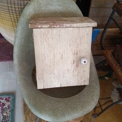 Small Old Wooden Cabinet 