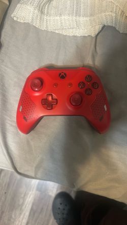 Xbox controller in red