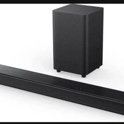 TCL 3.1ch Sound Bar with Wireless Subwoofer, (S4310, 2023 Model), Built-in Center Channel, Dolby Audio, DTS Virtual:X, Bluetooth, Wall Mount and HDMI 