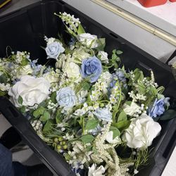 Various Wedding Flowers, Fans, Decorations 