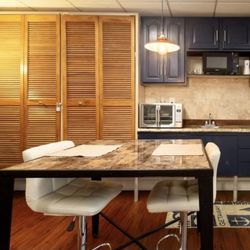 Table And Two Stools