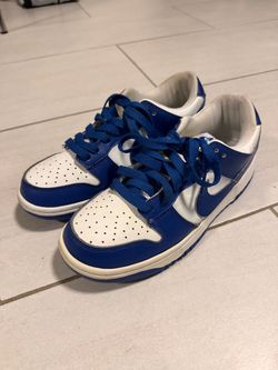 Nike Dunk Low Blue and White Sneakers