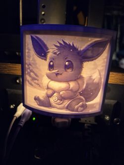 Baby Eevee Fan Art Night Light