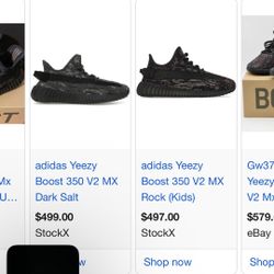 Yeezy boost 350 mx rock sz 9