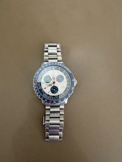 Tag Heuer pilot chronograph watch