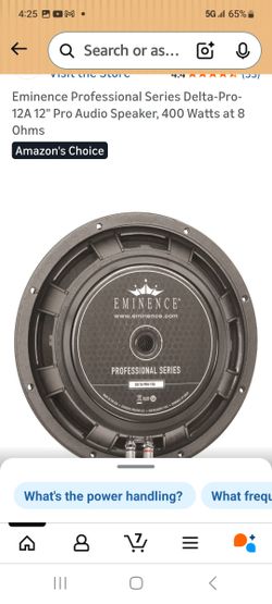 Professional  audio speaker