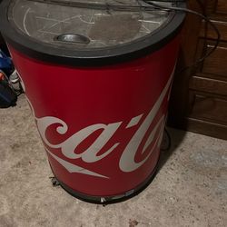 Coca Cola Rolling Party Fridge