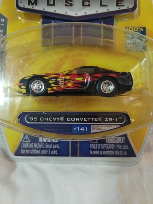 Jada Toys Big Time Muscle Wave 12 2007 1995 Chevy Corvette Zr-1