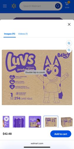 Diapers  1   Luvs 294 Ct 