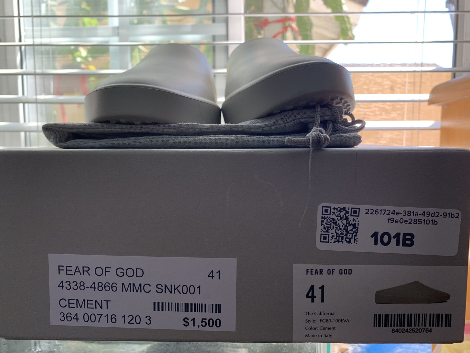 メーカー公式店 FEAR OF GOD The California Cement 41 - 靴