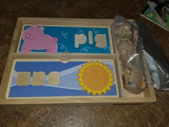 Wood Word puzzles