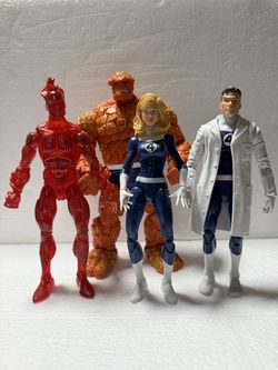 Marvel Legends Fantastic Four: Retro Collection Lot of 4 Figures