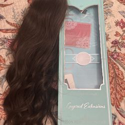 Halo Brown hair human hair 