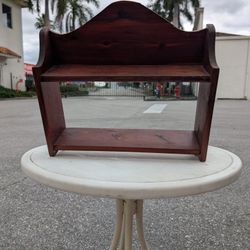 Wooden Wall Shelf, Wooden Table Top And Wooden Drawer 