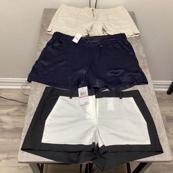 Michael Kors, Loft & Old Navy Women’s Shorts 3 Pair Lot All Size 10