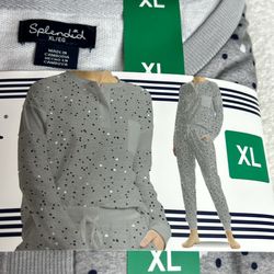 Splendid 2 Piece lounge Set Joggers Crew. SZ XL.. New
