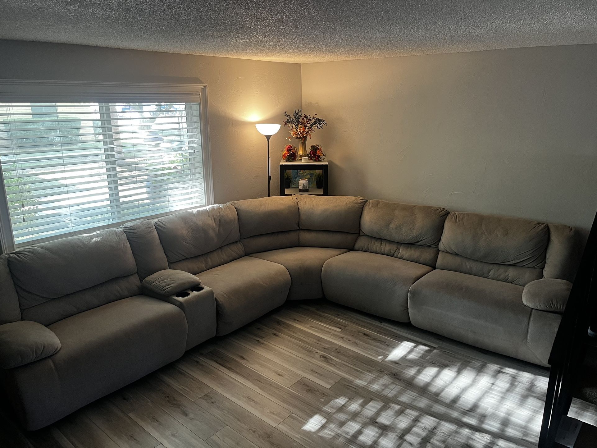 Beige Sectional Couch