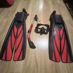 Professional Set ( Mask - Snorkel - Fins )