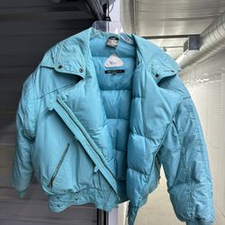 Goat Goose Down-Filled Ski Winter Coat Jacket Size Ladies (L) Large