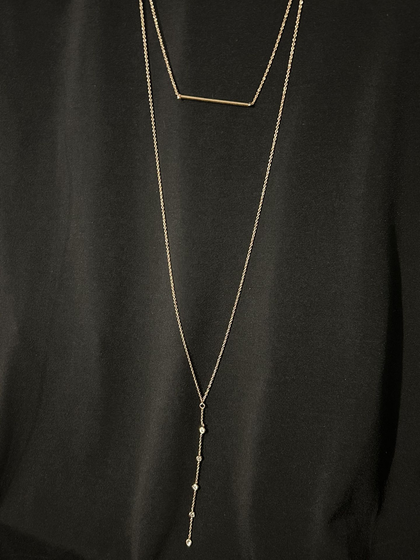 Gold Plated 2 Layer Necklace