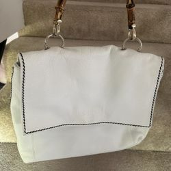 White Leather Bag