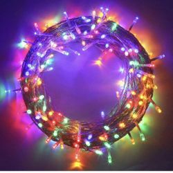Multi Color Brand new 33ft 100 LED String Christmas led Lights 30V Plug in Fairy Lights Waterproof 8 Modes room decoration outdoor/indoor decor 
