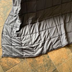 Grey Weighted Zonli Blanket