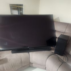 LG 70in Smart TV AND LG Soundbar 